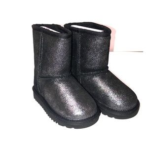 Brand New Classic Glitter Black Toddler boot.